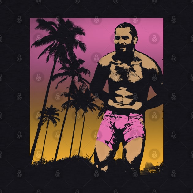 Jorge Masvidal South Beach Graphic by dopelope